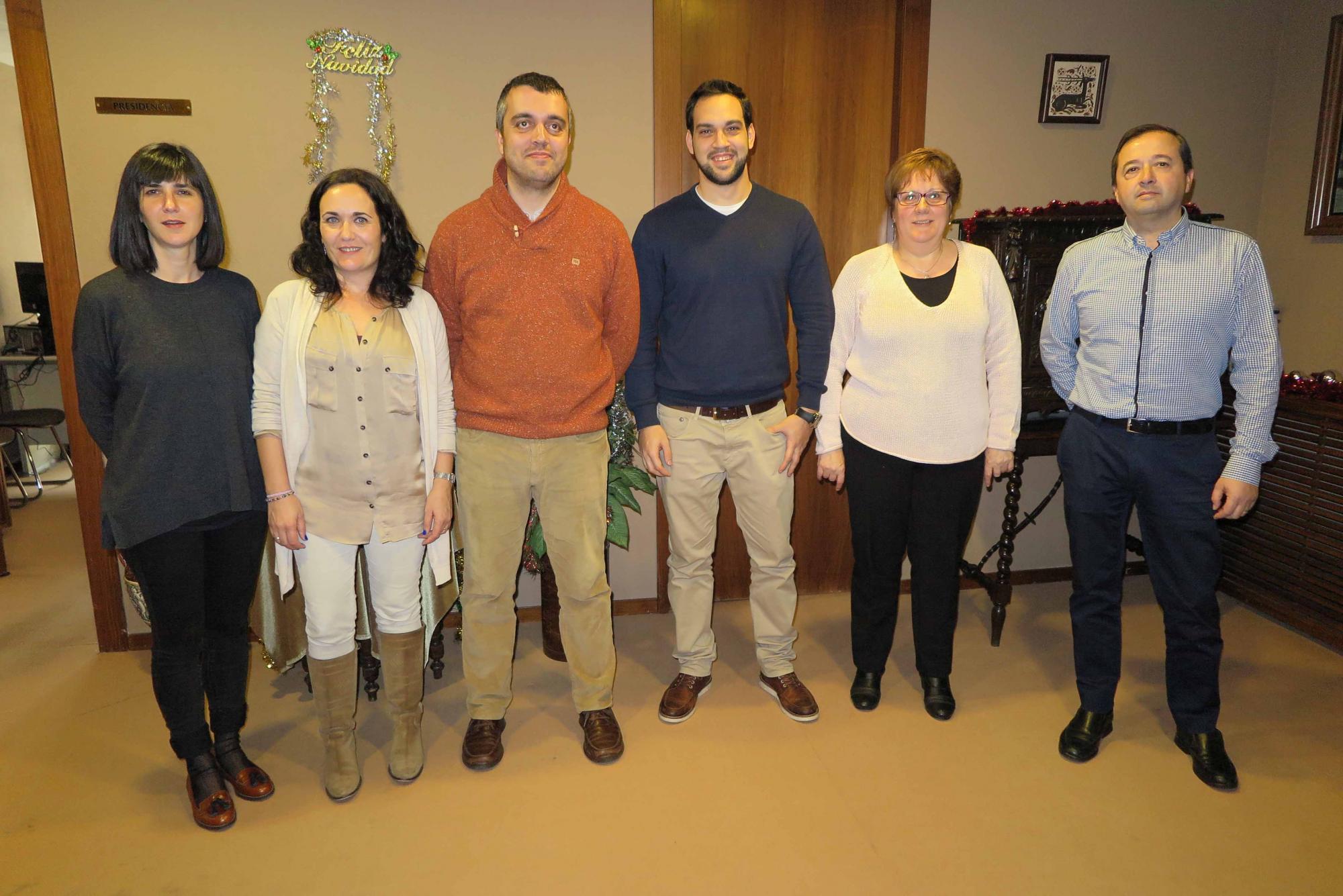 Marga Olalla, Valle, Rubén Vera, Juan Alcaide, Rosa Badía y Carlos Conejero