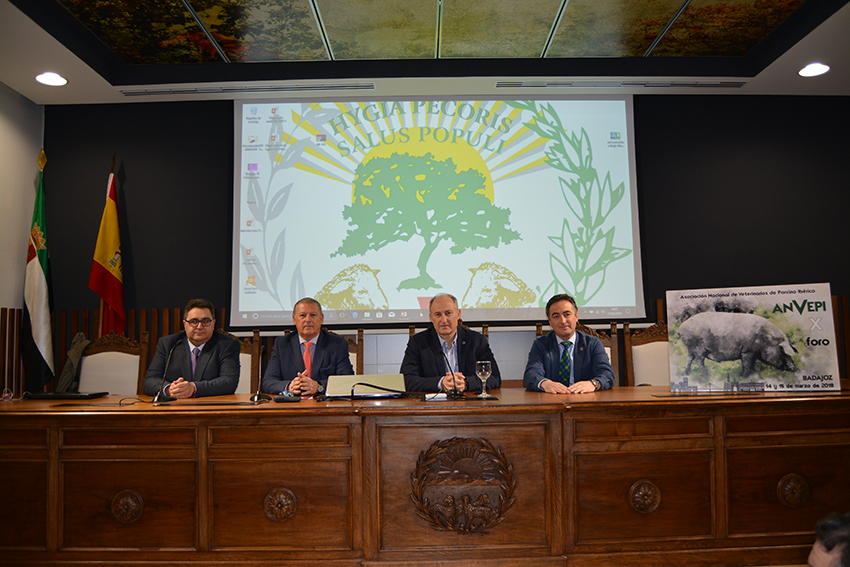 Manuel Ángel Amaro, Anselmo Perea Remujo, José Marín Sánchez Murillo y Miguel Ángel Rodríguez Guerra.