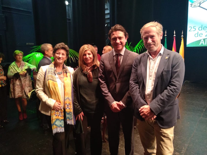 Cristina Velasco, Isabel Paredes, Daniel Sánchez y Jesús Fernández.