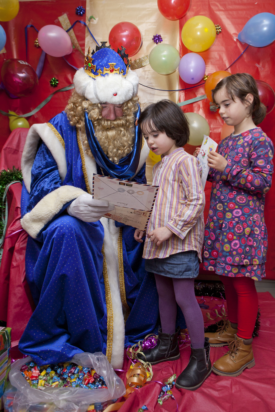 Reyes Magos en el Colegio de Barcelona